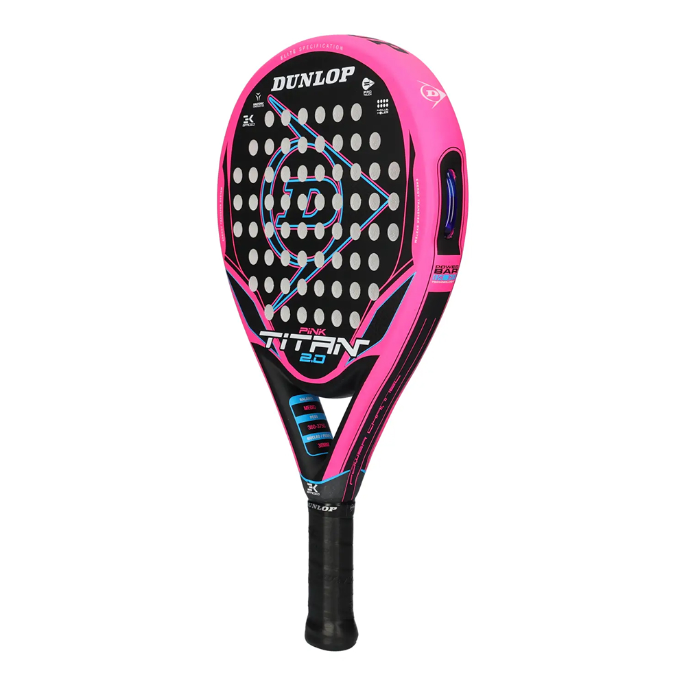 Dunlop Titan 2.0 Pink padel racket – control, comfort, and adaptive power - image 2